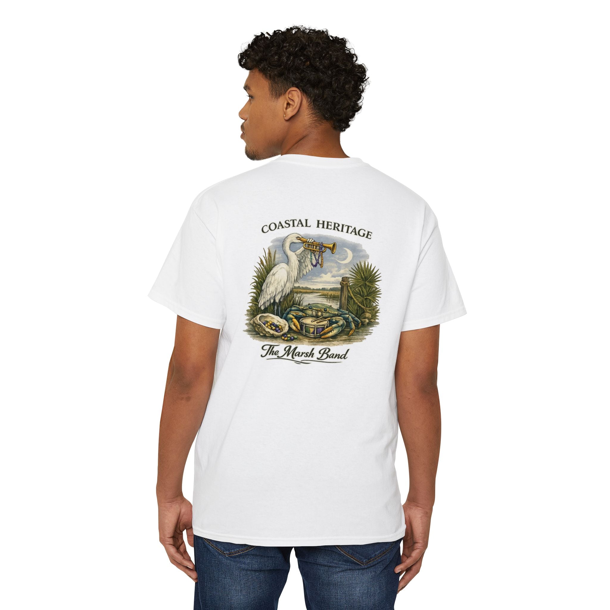 Coastal Heritage "Marsh Band" Mardi Gras Tee