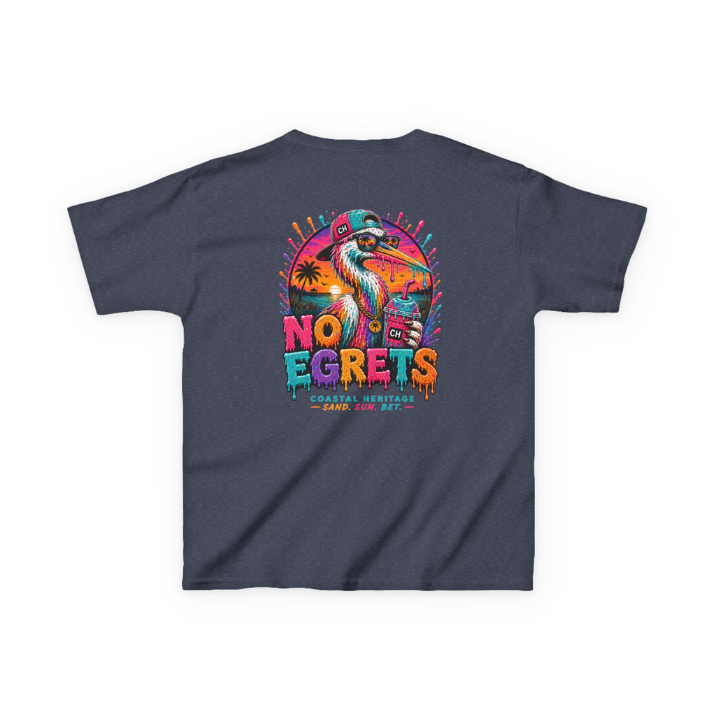 NO EGRETS Tee | Coastal Heritage Youth T-shirt