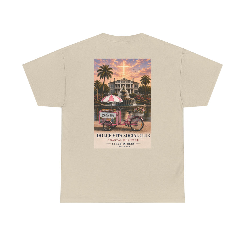 Dolce Vita Social Club Tee - A Coastal Collab