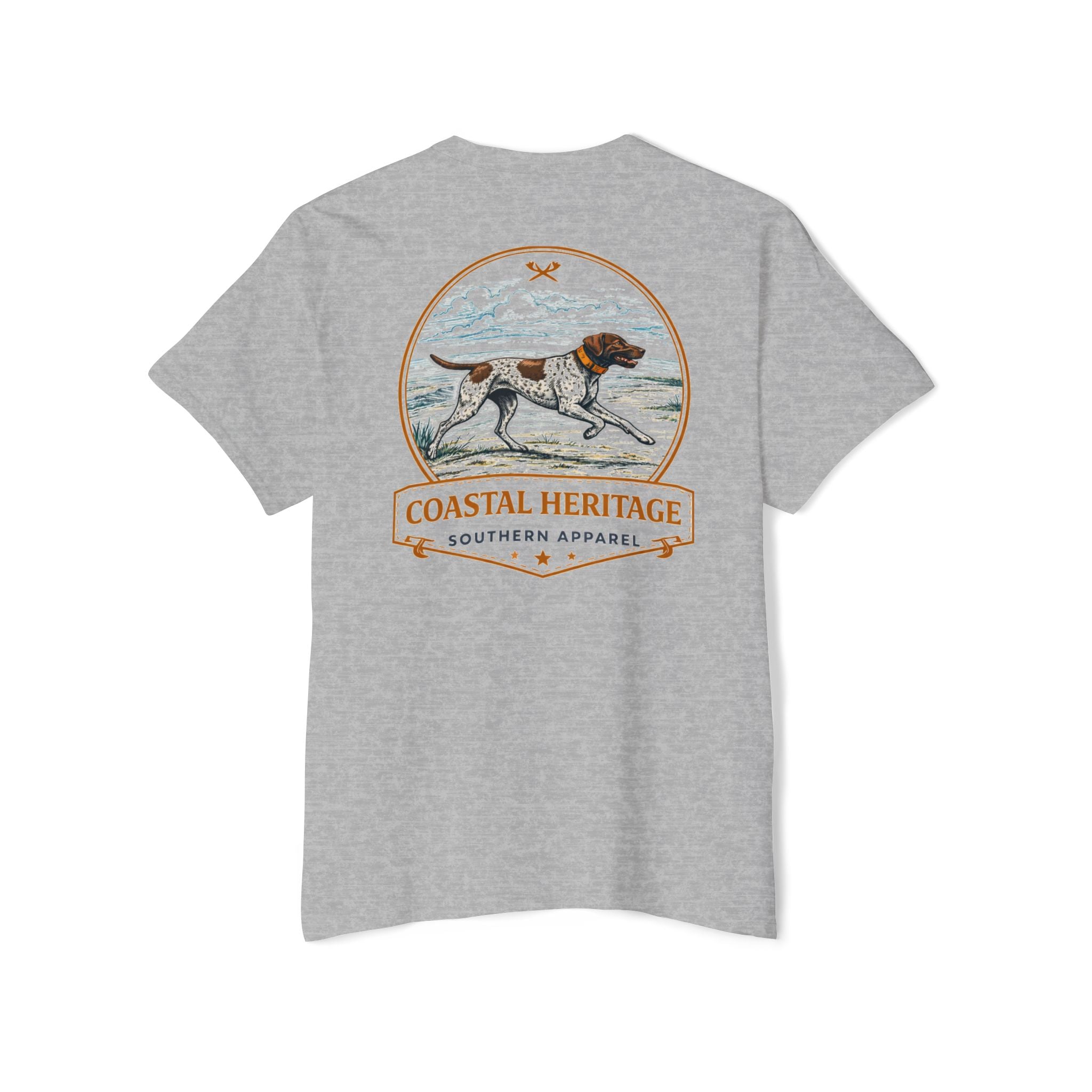 Coastal Heritage Southern Apparel Bird Dog Hunting T-Shirt | Classic Southern Outdoor Lifestyle Tee