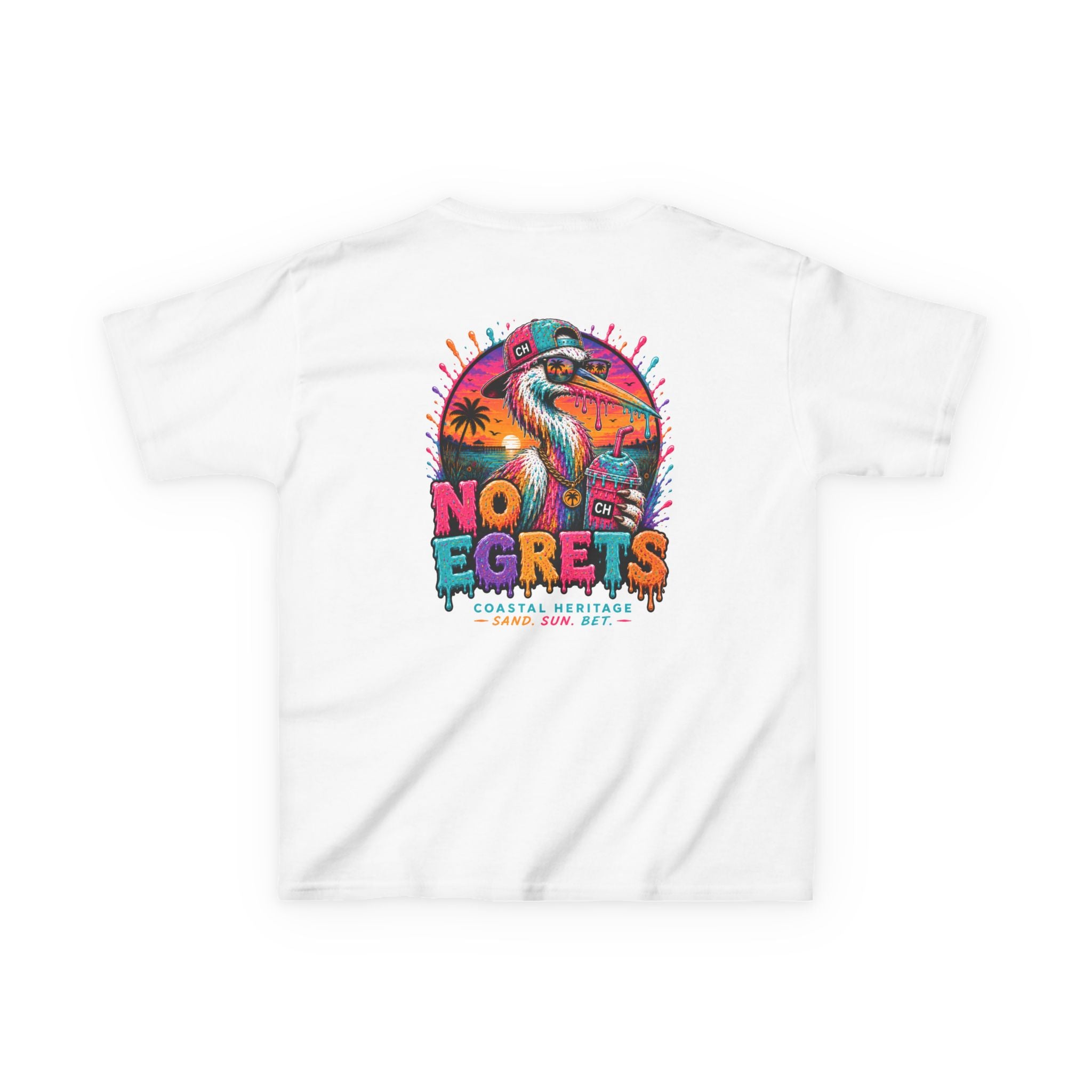 NO EGRETS Tee | Coastal Heritage Youth T-shirt