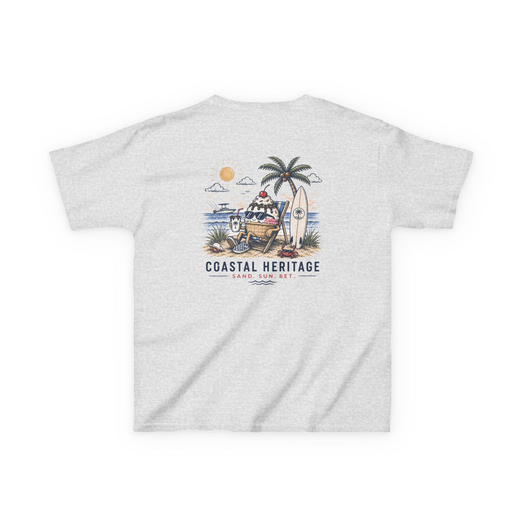 Kids' Scoops & Saltwater Tee | Coastal Heritage Youth T-Shirt