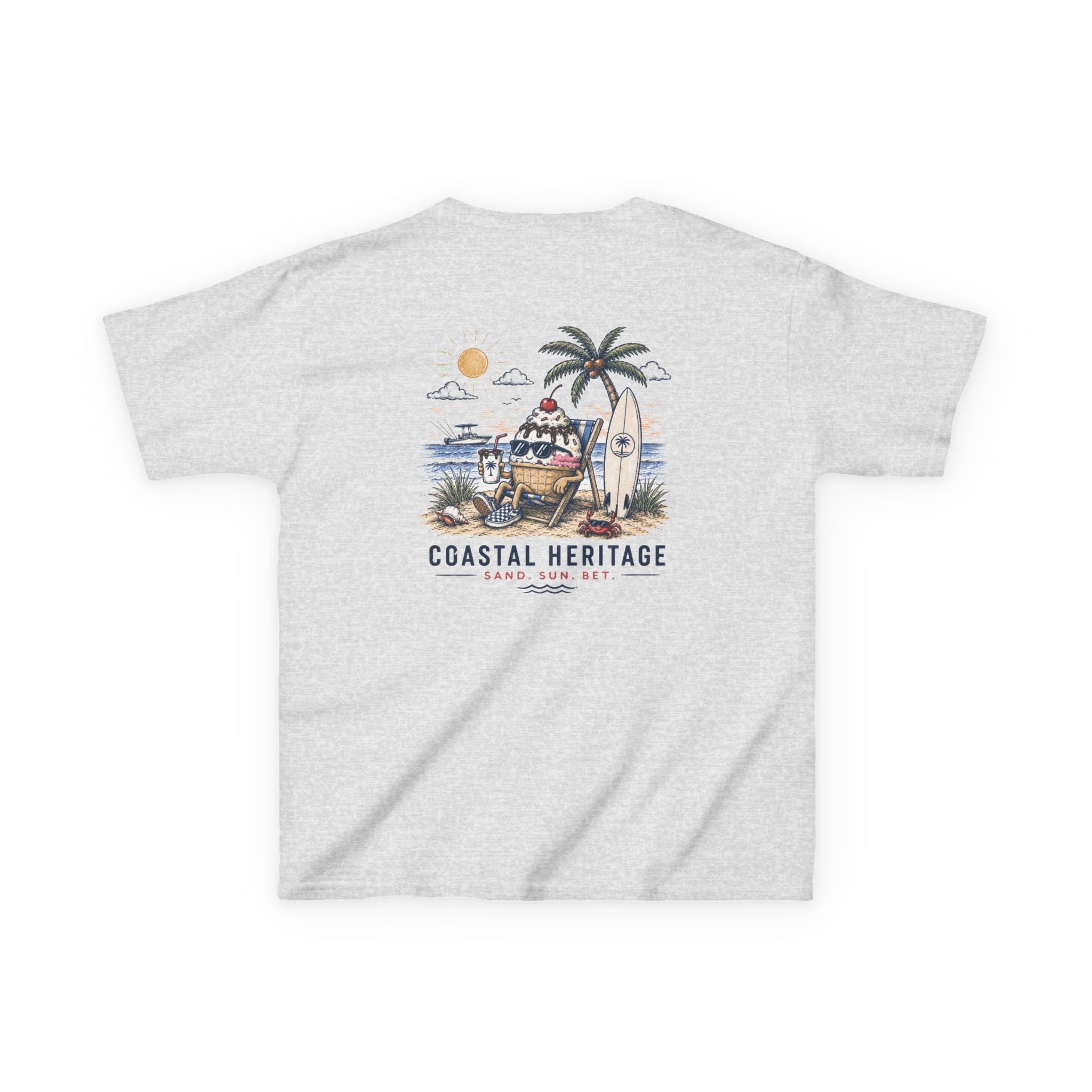Kids' Scoops & Saltwater Tee | Coastal Heritage Youth T-Shirt