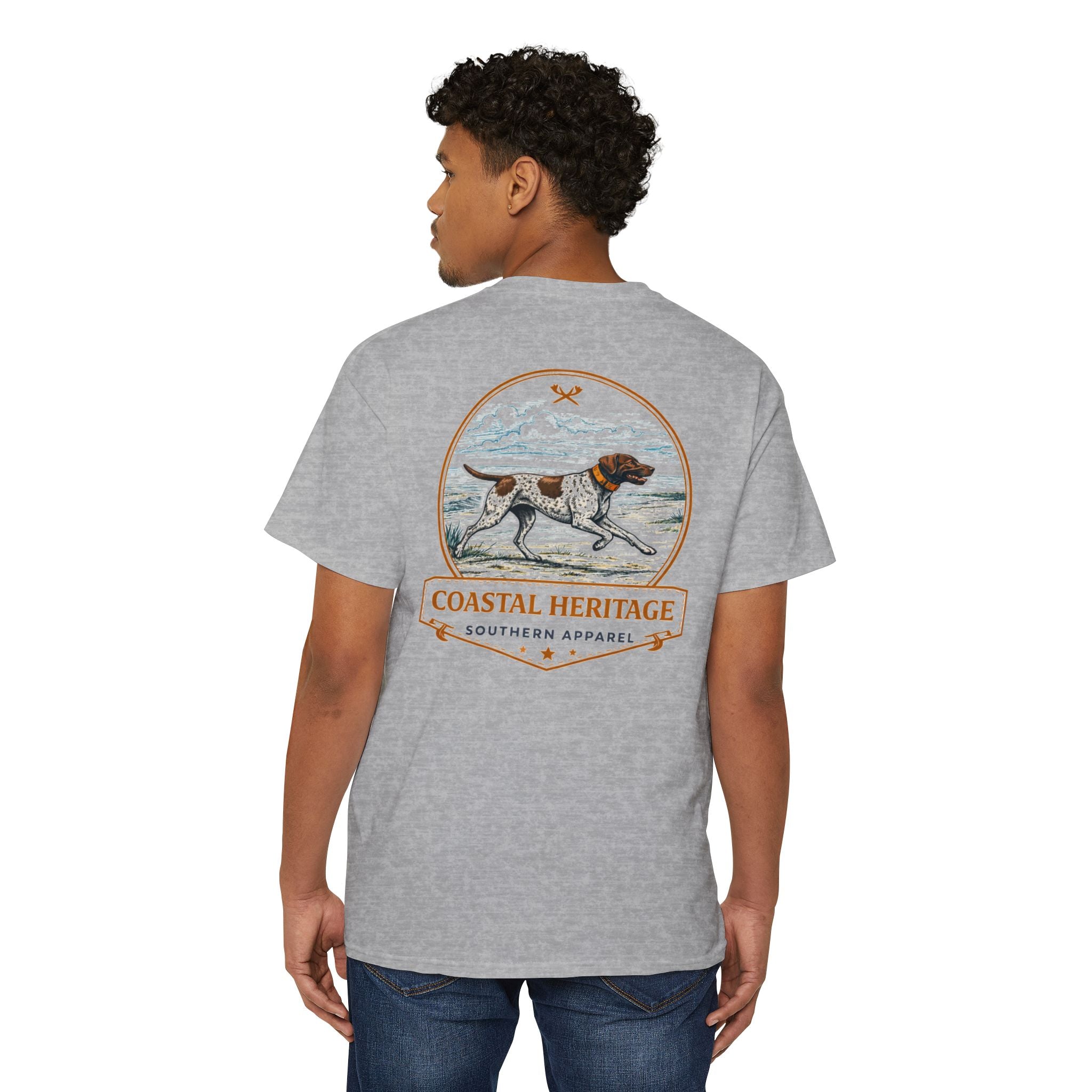 Coastal Heritage Southern Apparel Bird Dog Hunting T-Shirt | Classic Southern Outdoor Lifestyle Tee