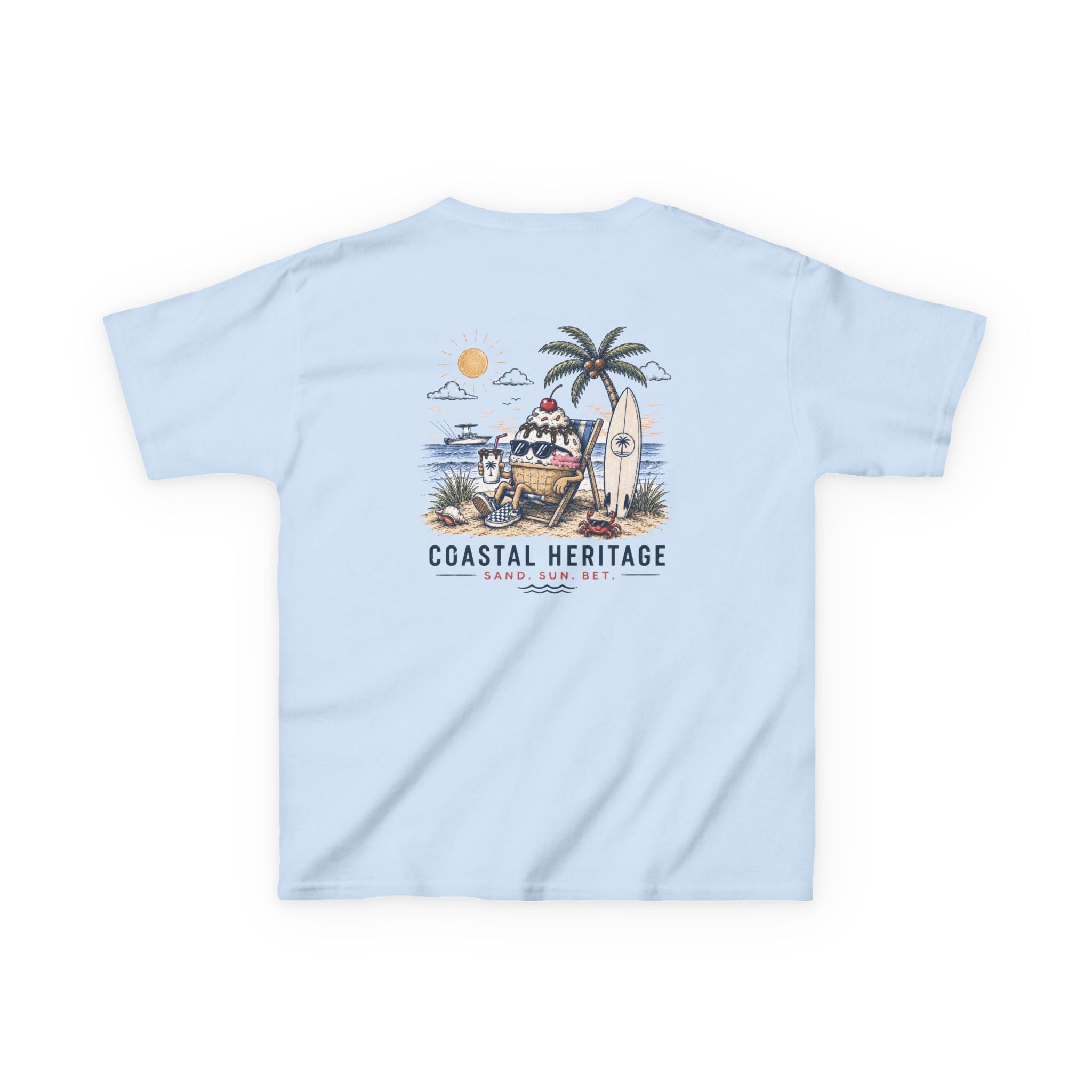 Kids' Scoops & Saltwater Tee | Coastal Heritage Youth T-Shirt