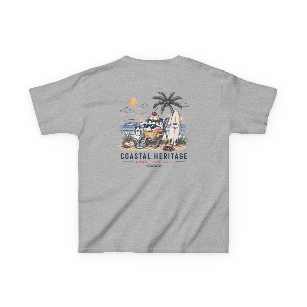 Kids' Scoops & Saltwater Tee | Coastal Heritage Youth T-Shirt