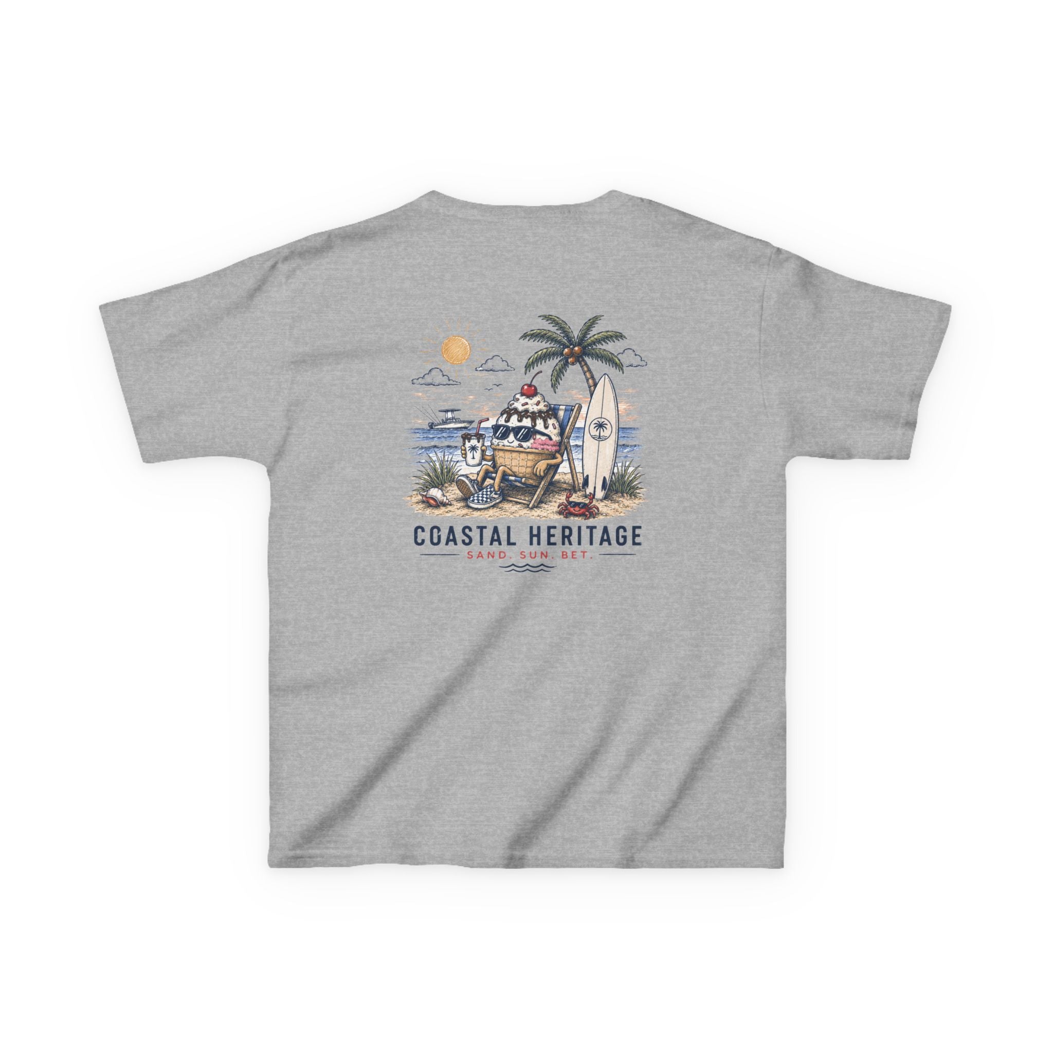 Kids' Scoops & Saltwater Tee | Coastal Heritage Youth T-Shirt
