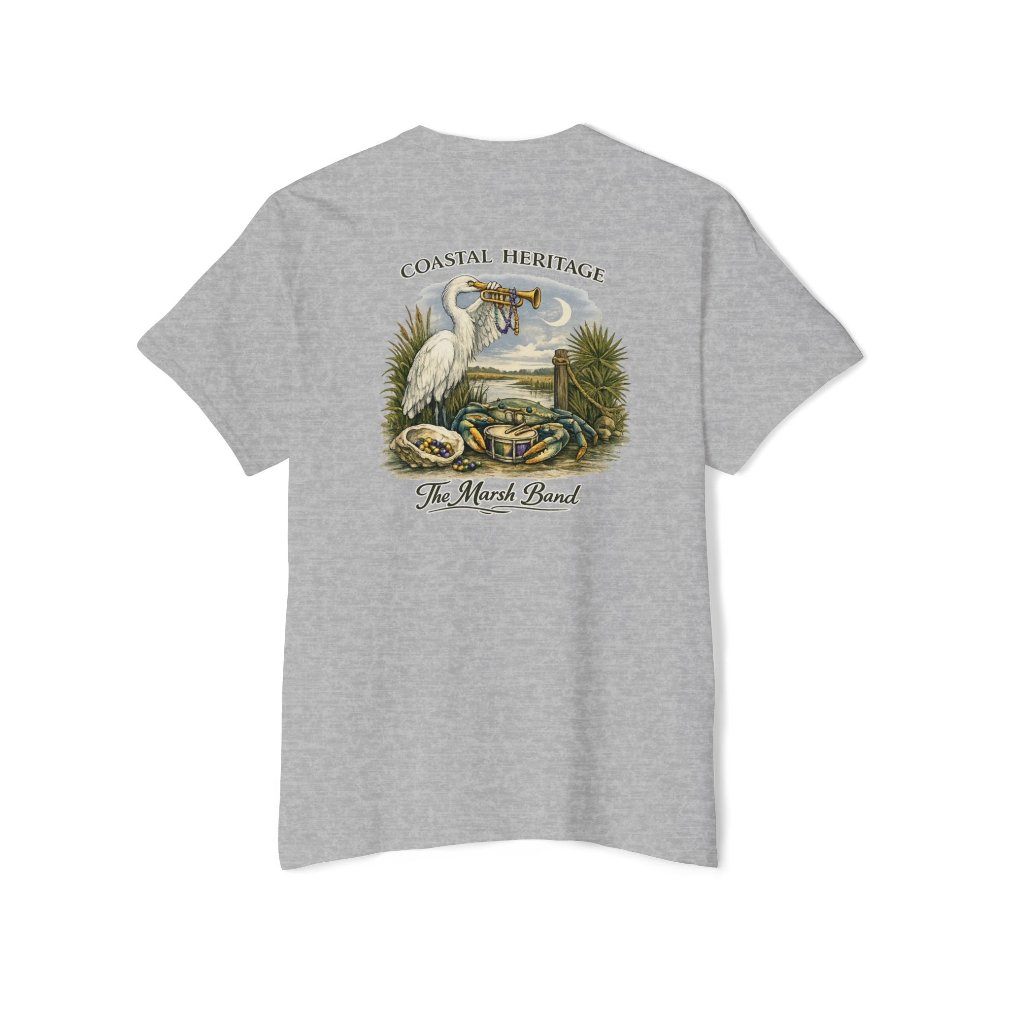 Coastal Heritage "Marsh Band" Mardi Gras Tee