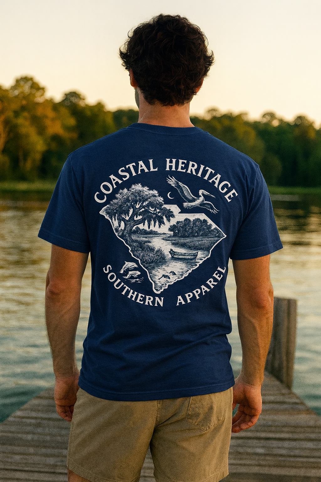 South Carolina Lowcountry Marsh T-Shirt – Coastal Heritage Southern Apparel