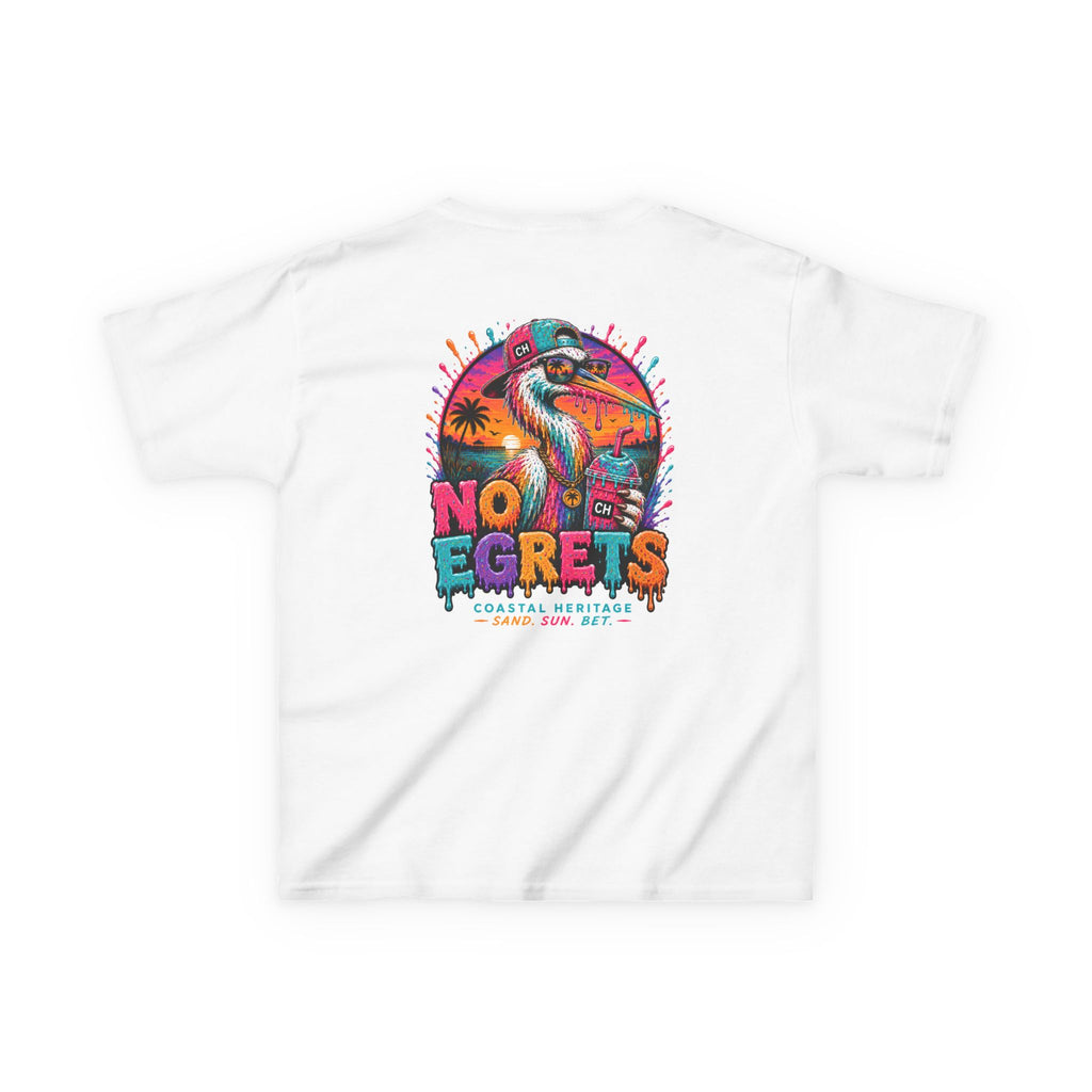 NO EGRETS Tee | Coastal Heritage Youth T-shirt