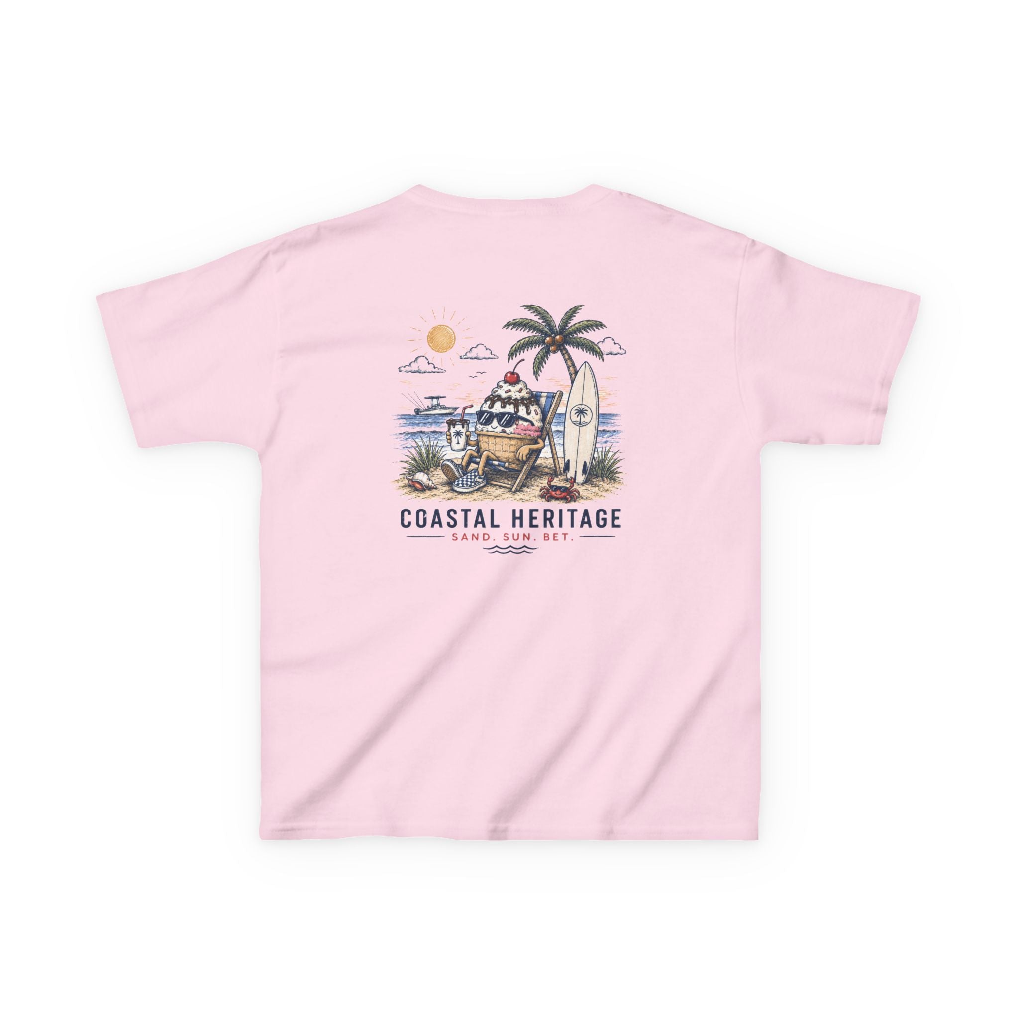 Kids' Scoops & Saltwater Tee | Coastal Heritage Youth T-Shirt