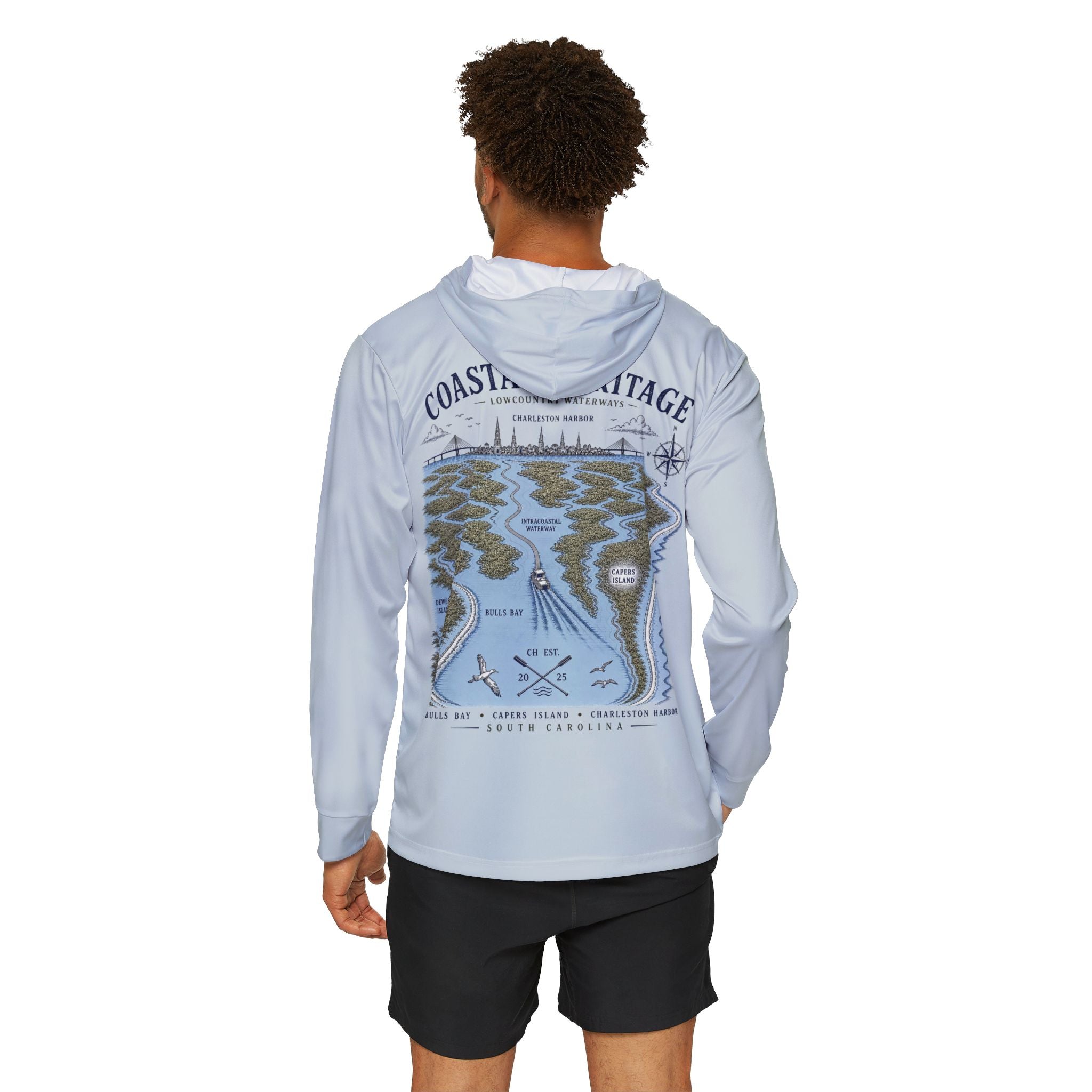 Lowcountry Waterways lightweight Fishing Hoodie
